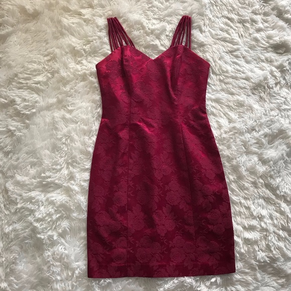 Dillon Dooson Vintage Strappy Bodycon Mini Dress - Picture 2 of 7